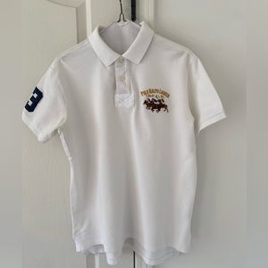 POLO Ralph Lauren large custom fit polo. Gently worn in very good condition!